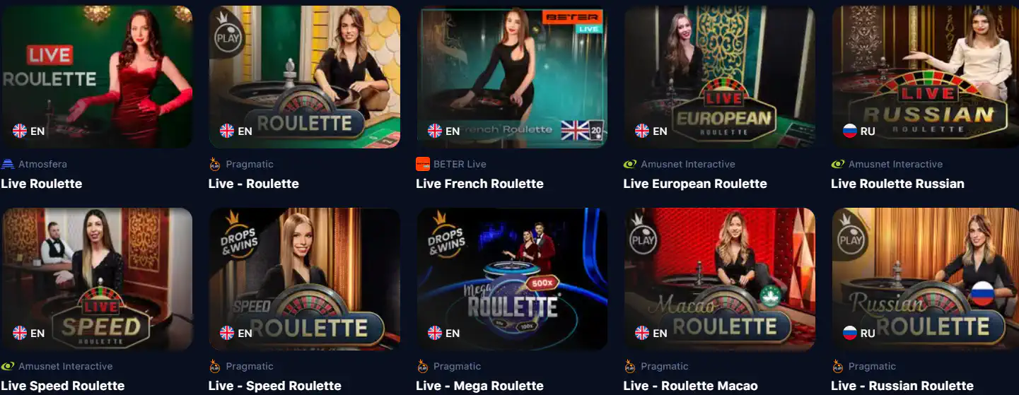 1win Live Roulette